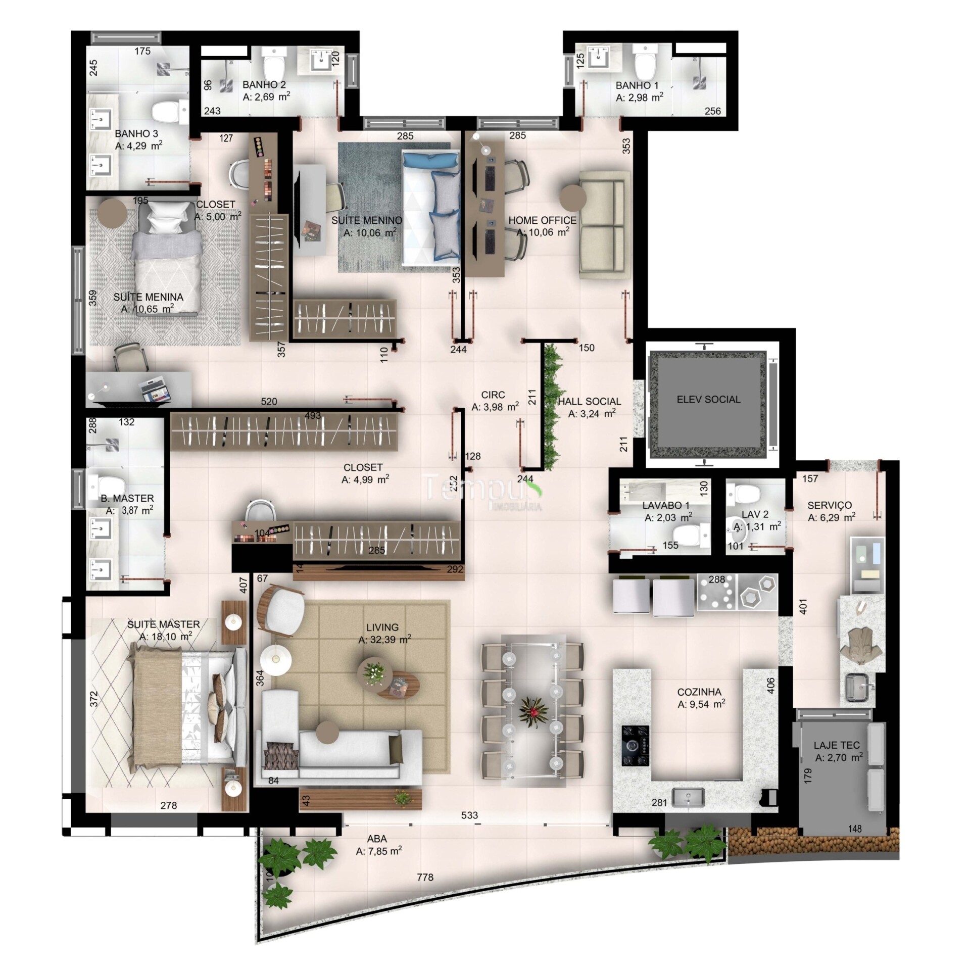 Apartamento à venda com 4 quartos, 171m² - Foto 39