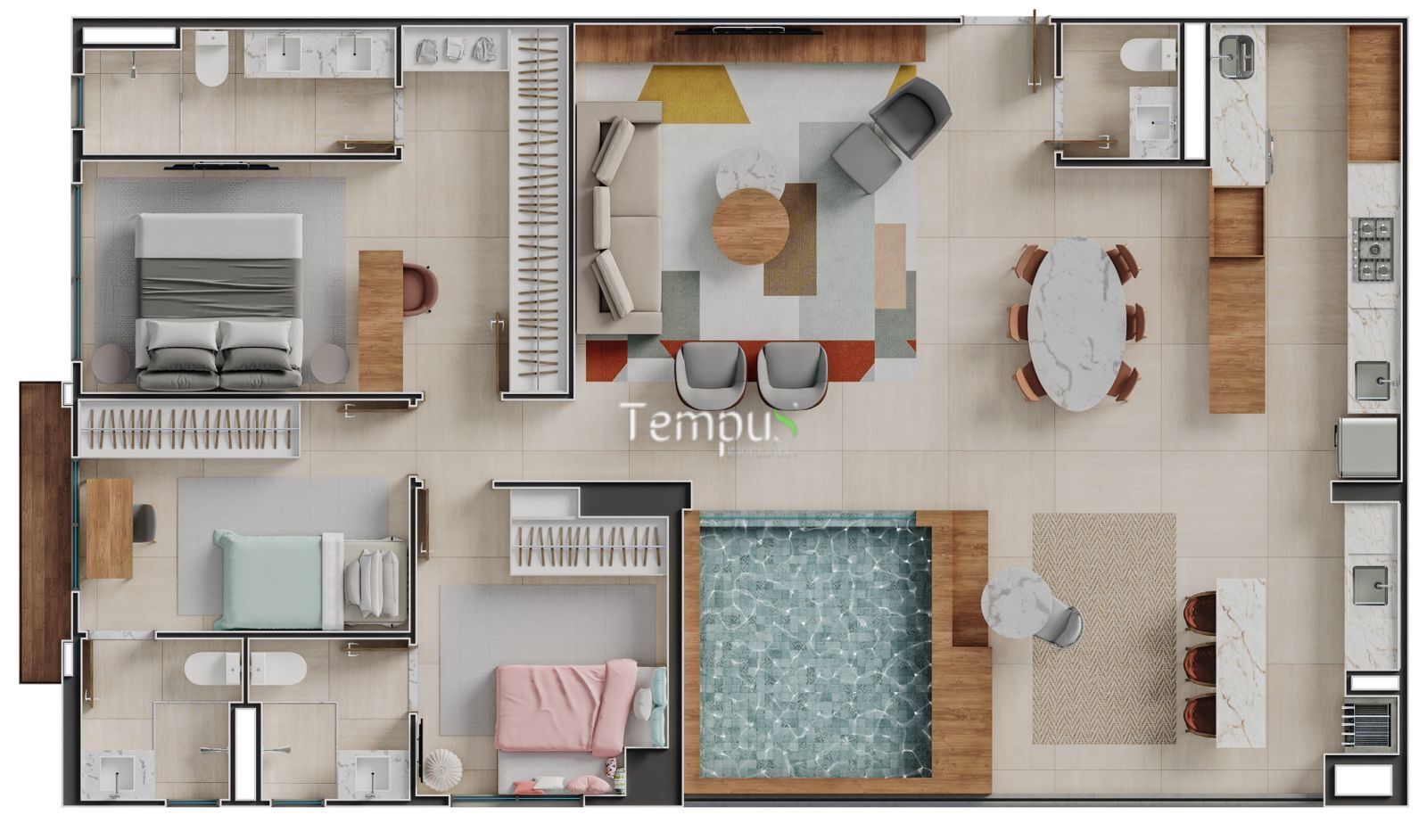 Apartamento, 3 quartos, 142 m² - Foto 27