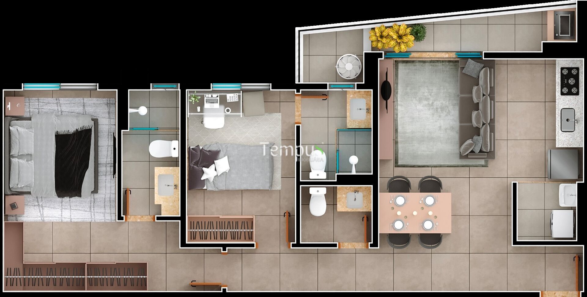 Apartamento à venda com 2 quartos, 70m² - Foto 70