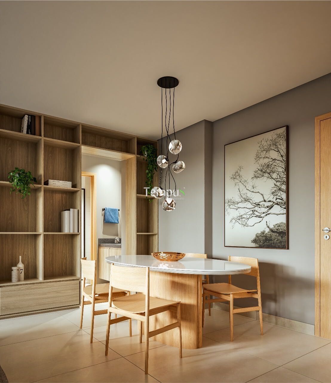 Apartamento, 1 quarto, 51 m² - Foto 2