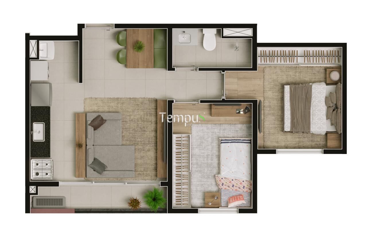 Apartamento, 2 quartos, 45 m² - Foto 10