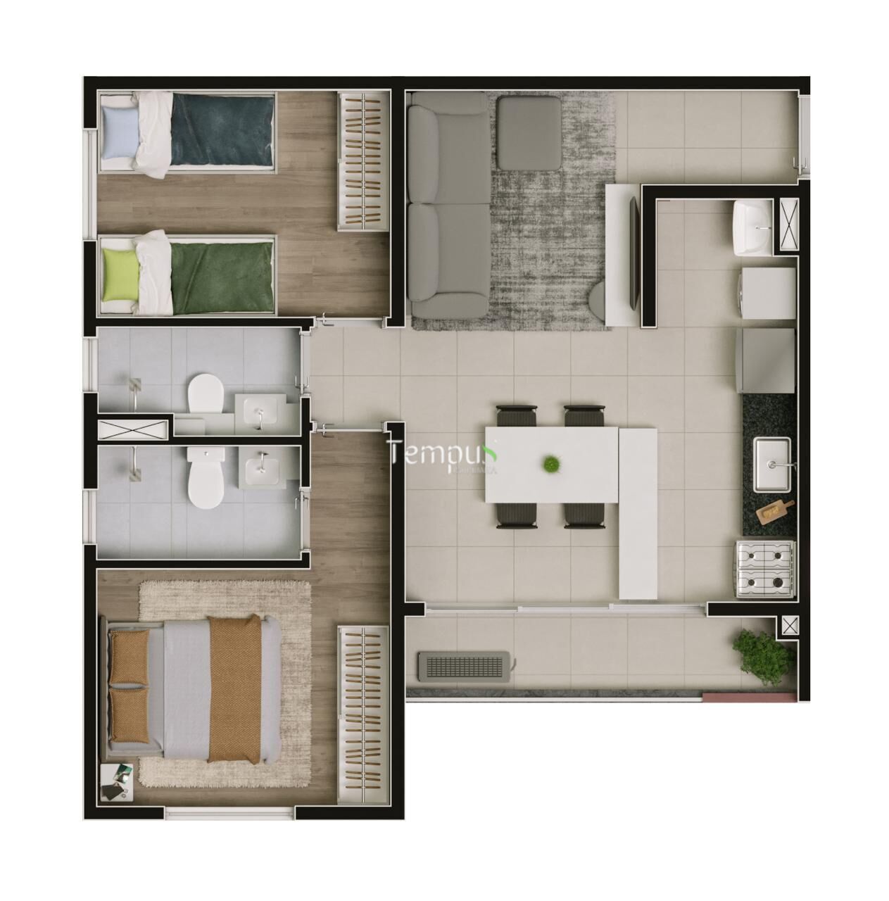 Apartamento, 2 quartos, 45 m² - Foto 11