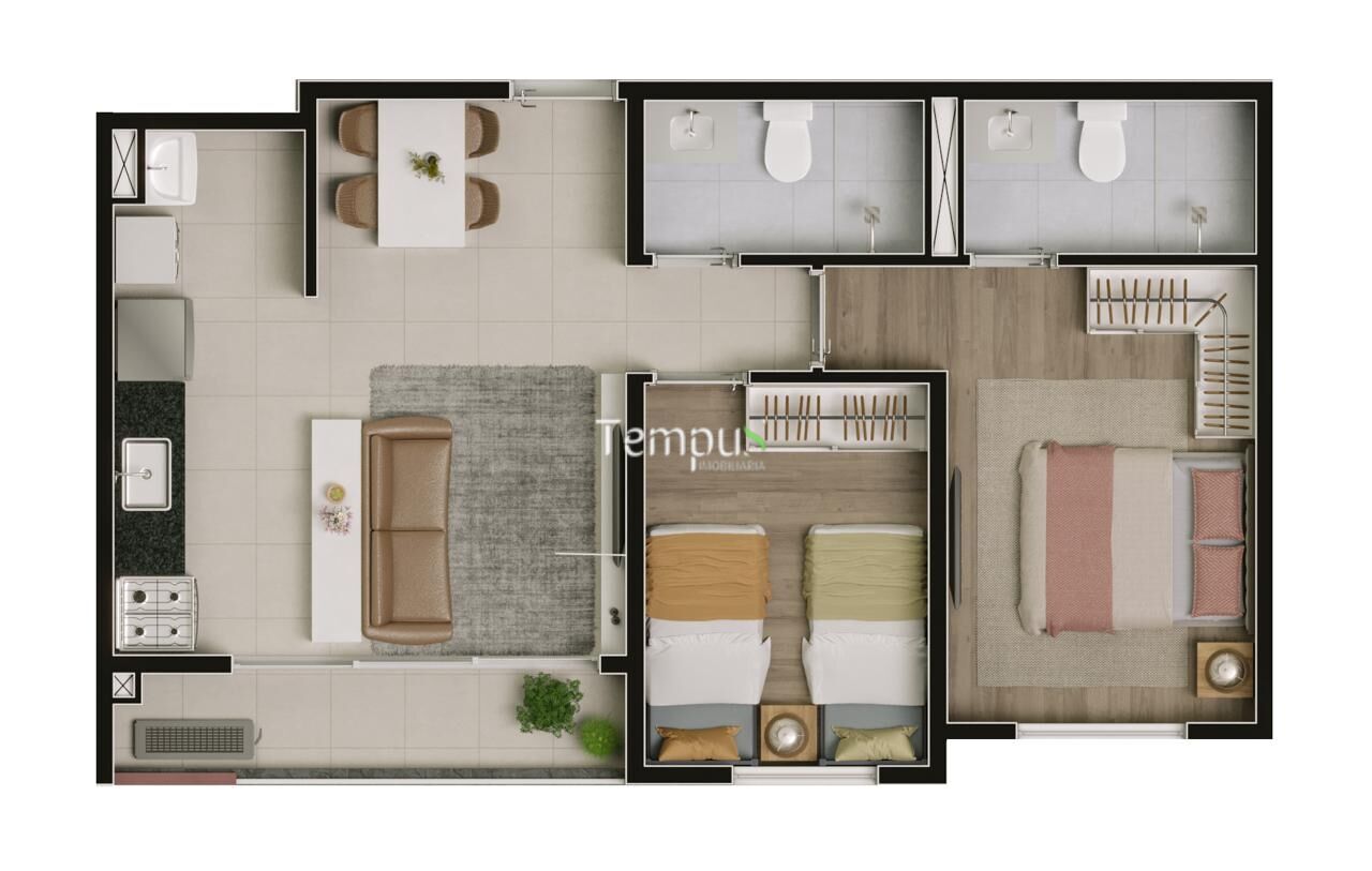 Apartamento, 2 quartos, 45 m² - Foto 13