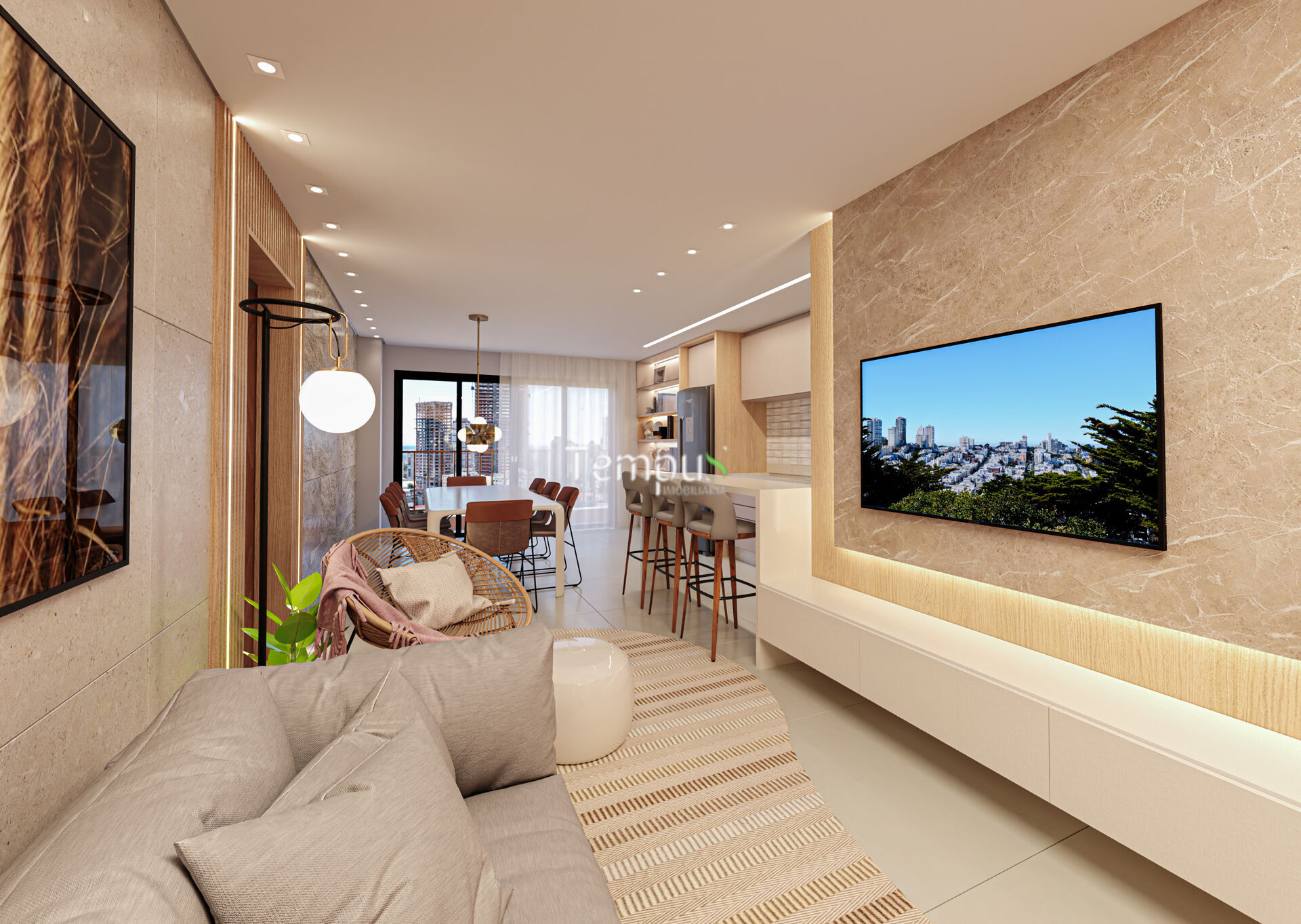 Apartamento, 2 quartos, 69 m² - Foto 3