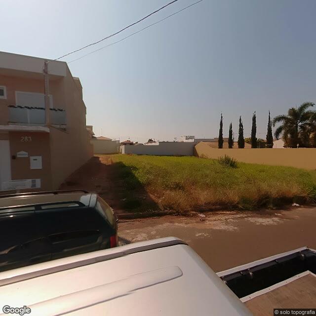 Imagem estática do "Street View" da localização