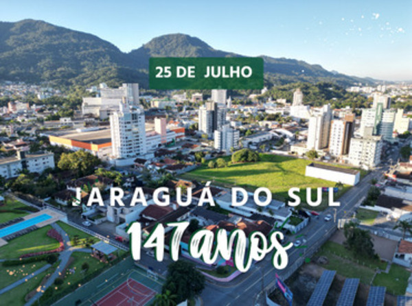 147 anos de Jaraguá do Sul