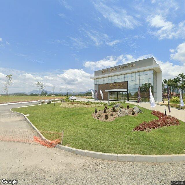 Imagem estática do "Street View" da localização