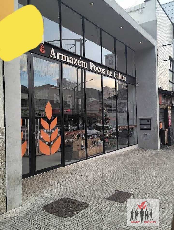 Salão comercial para alugar no bairro Centro - Poços de Caldas/MG