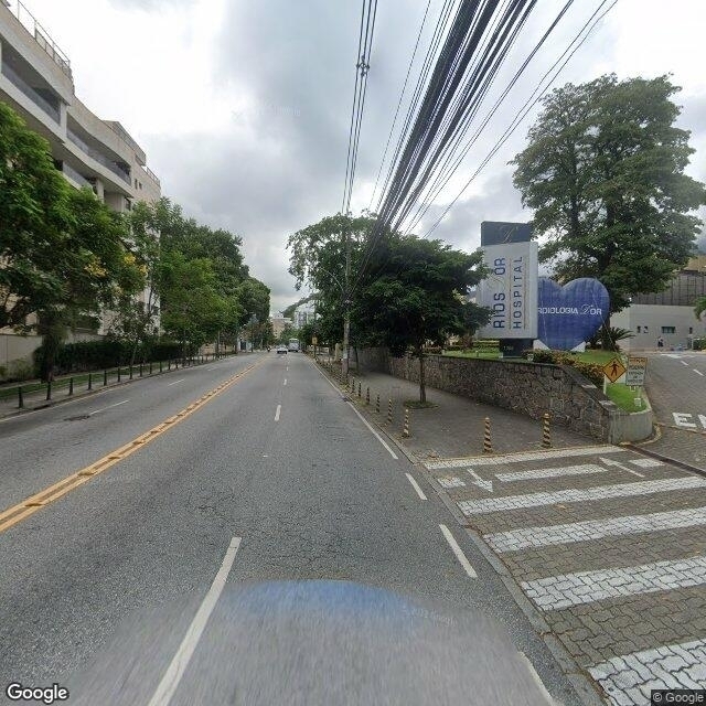 Imagem estática do "Street View" da localização