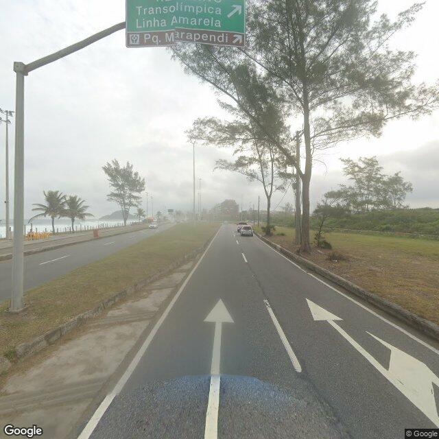 Imagem estática do "Street View" da localização