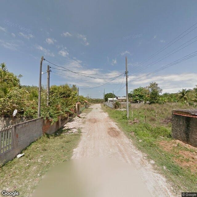 Imagem estática do "Street View" da localização