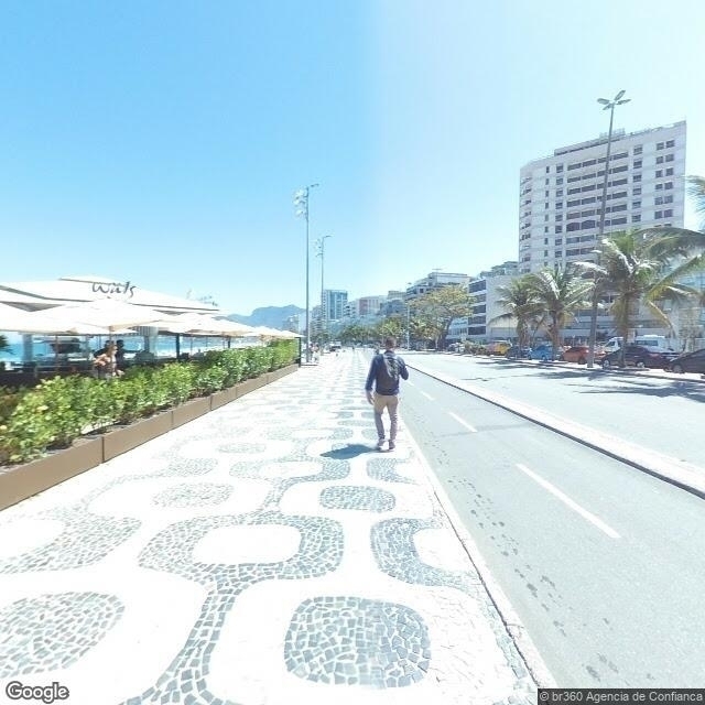 Imagem estática do "Street View" da localização