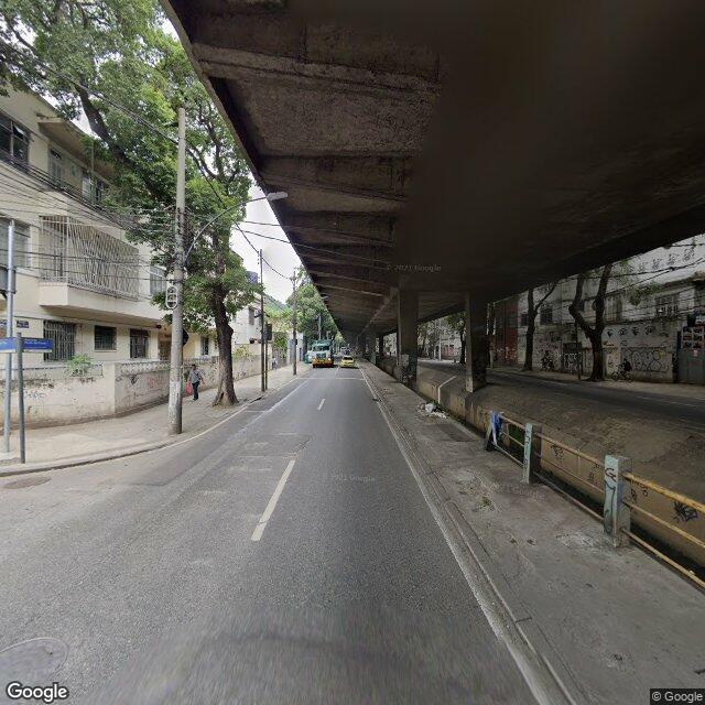 Imagem estática do "Street View" da localização