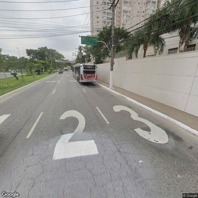 Imagem estática do "Street View" da localização