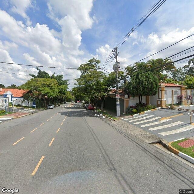 Imagem estática do "Street View" da localização