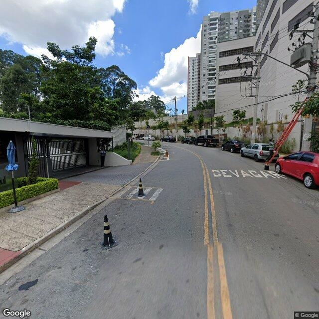 Imagem estática do "Street View" da localização