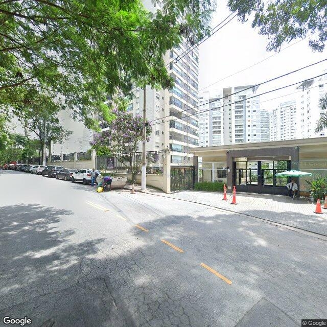 Imagem estática do "Street View" da localização