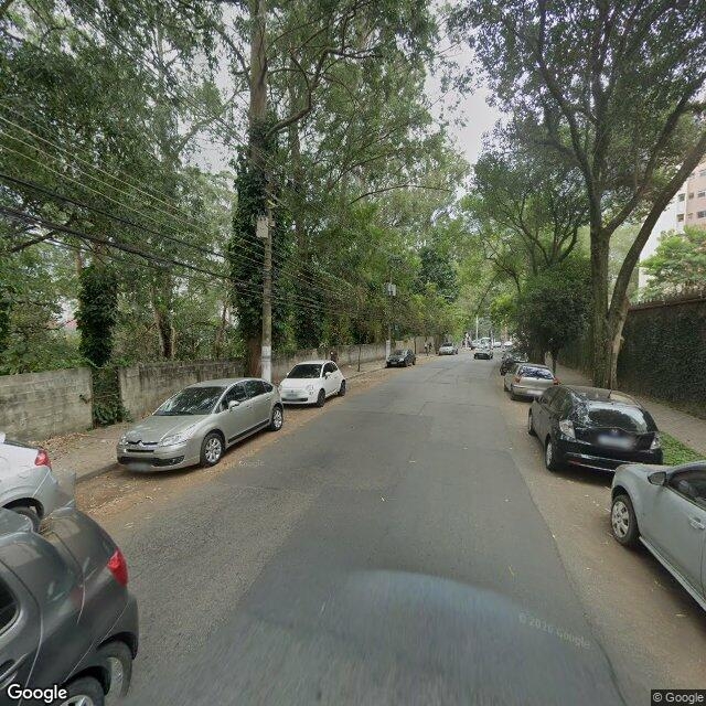 Imagem estática do "Street View" da localização