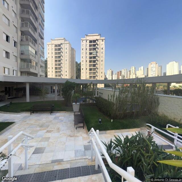 Imagem estática do "Street View" da localização