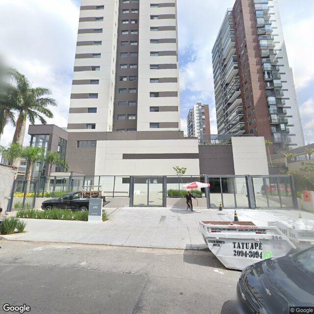 Imagem estática do "Street View" da localização