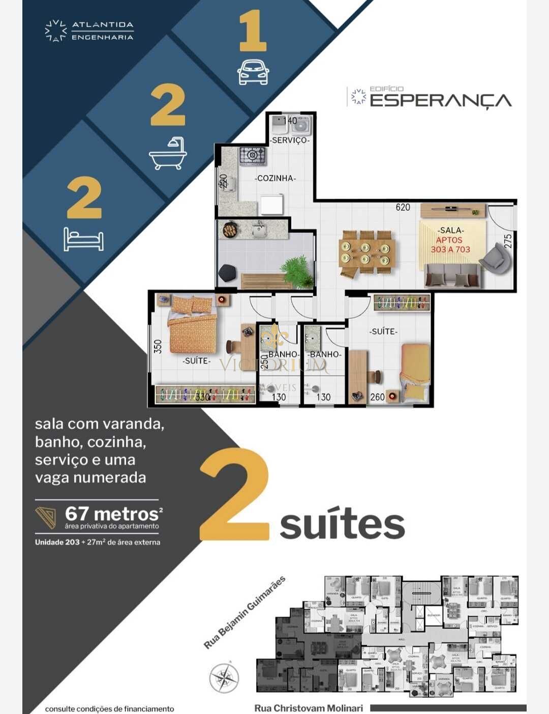 Apartamento à venda com 2 quartos, 55m² - Foto 6