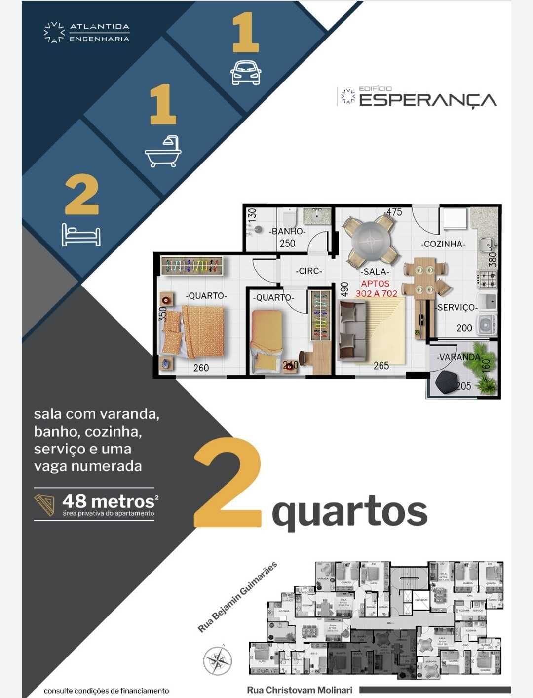 Apartamento à venda com 2 quartos, 55m² - Foto 5