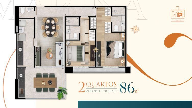 Apartamento à venda com 3 quartos, 136m² - Foto 18