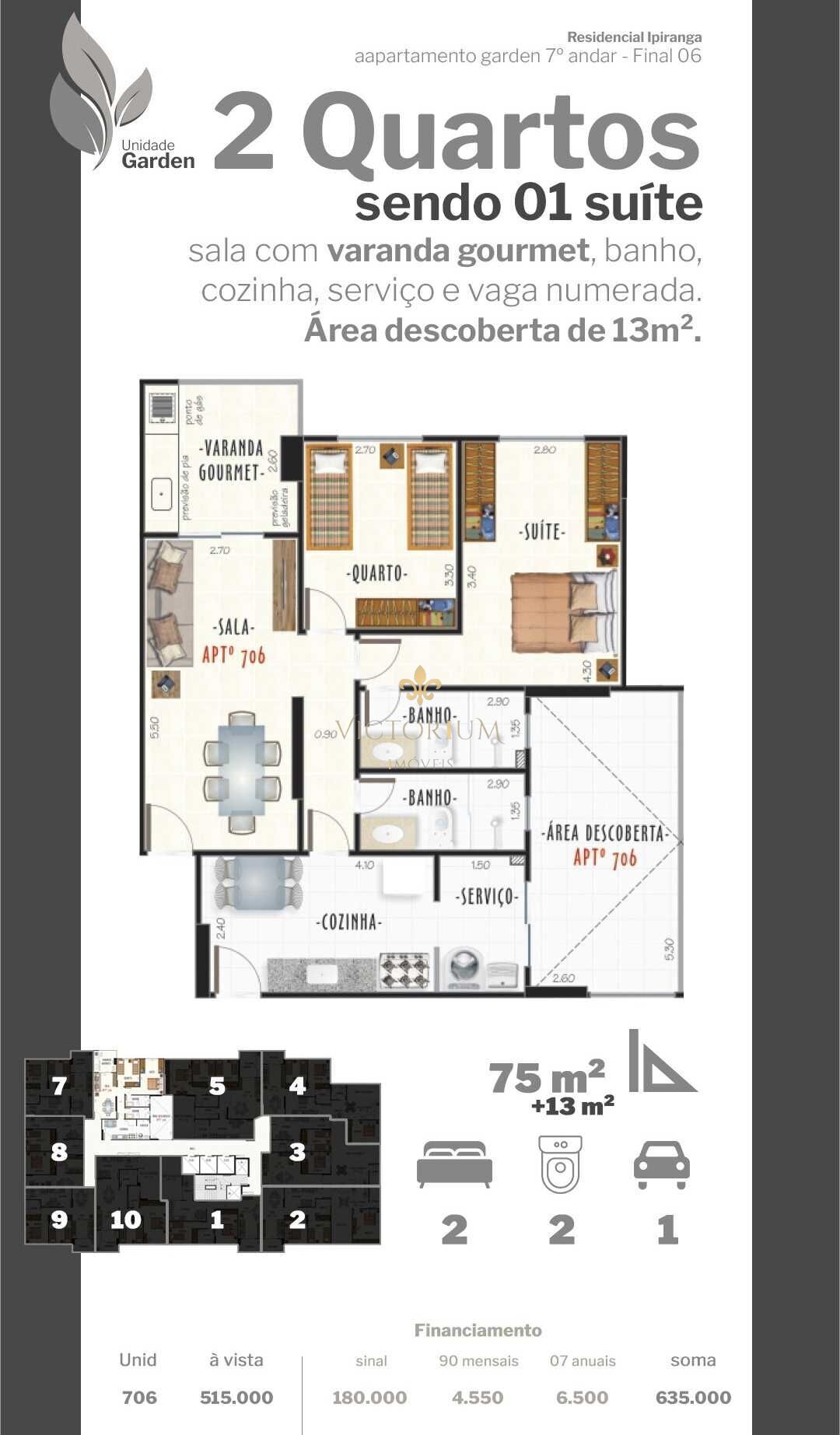 Apartamento à venda com 2 quartos, 68m² - Foto 23