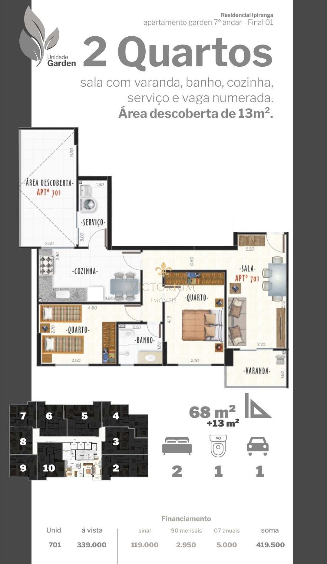 Apartamento à venda com 2 quartos, 68m² - Foto 15