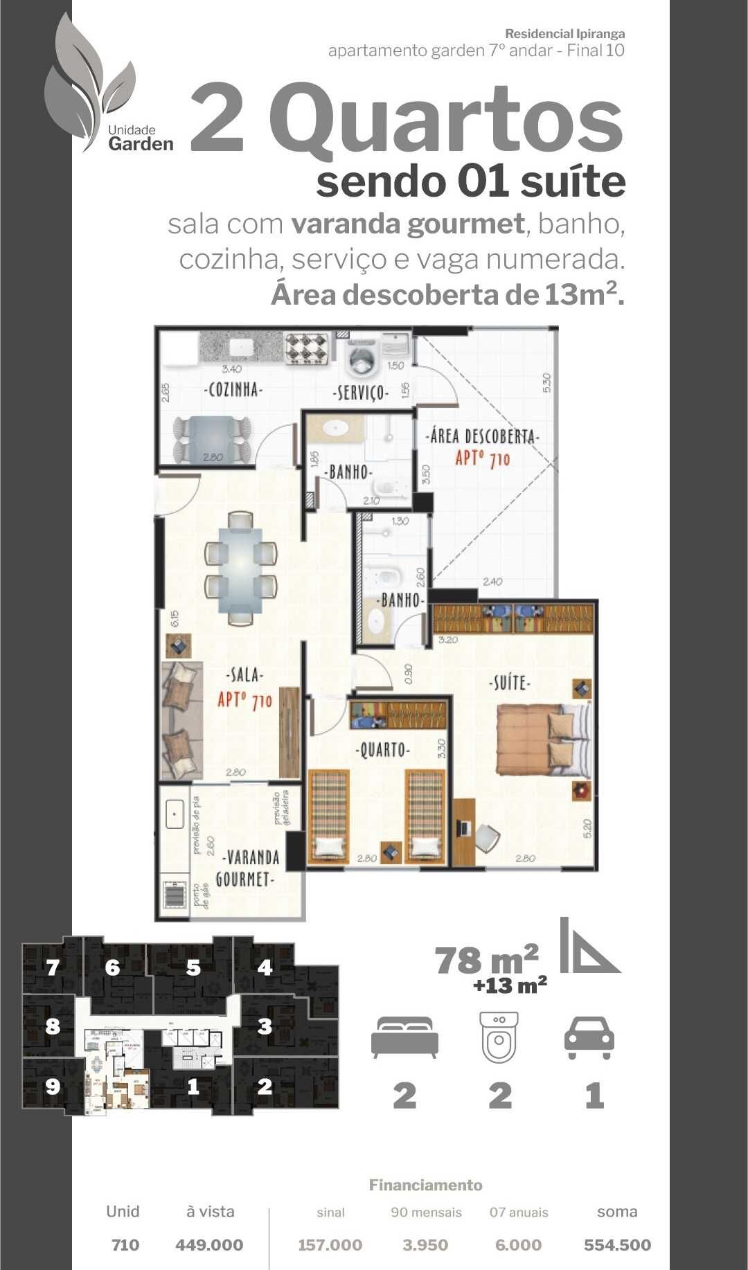 Apartamento à venda com 2 quartos, 68m² - Foto 21