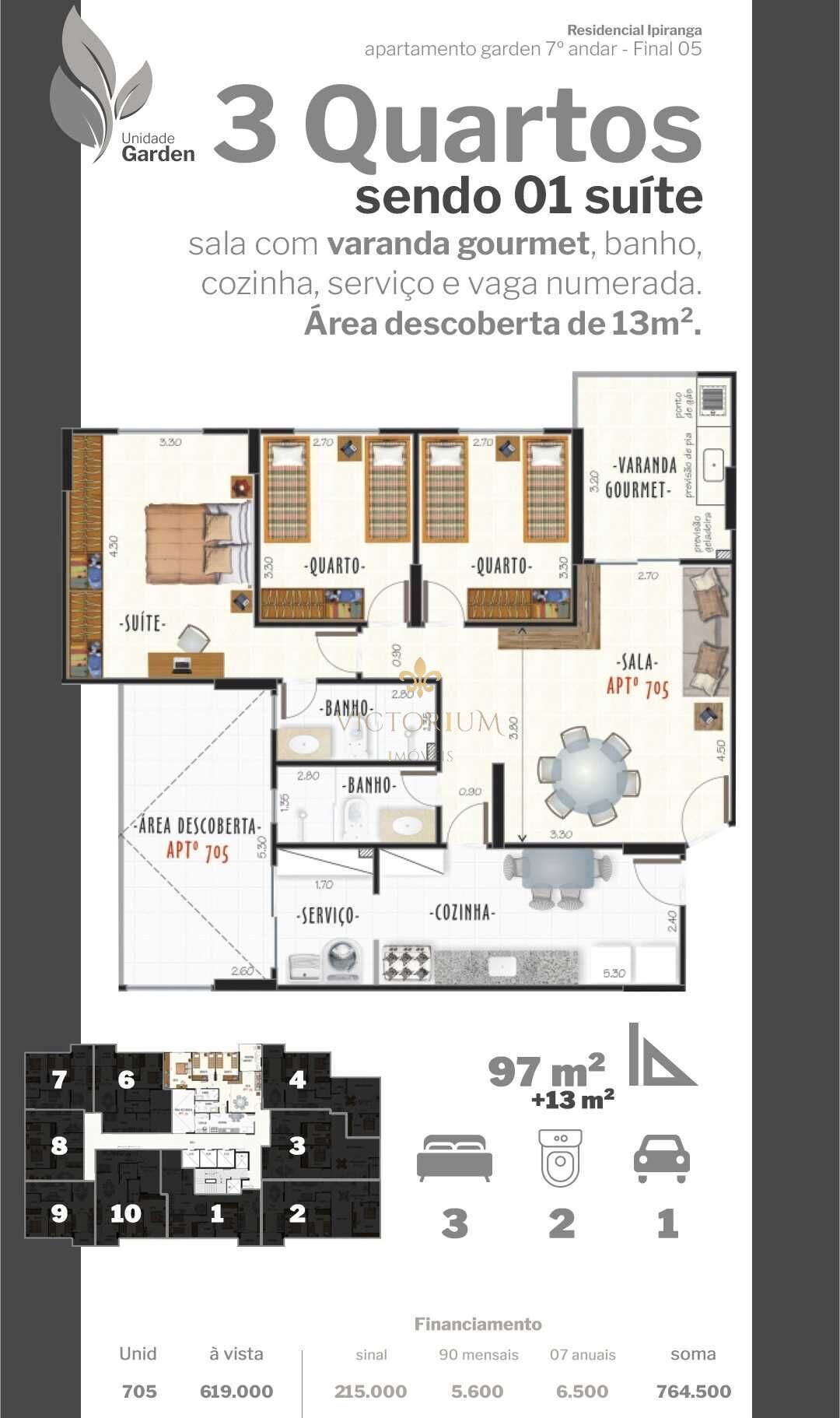 Apartamento à venda com 2 quartos, 68m² - Foto 25