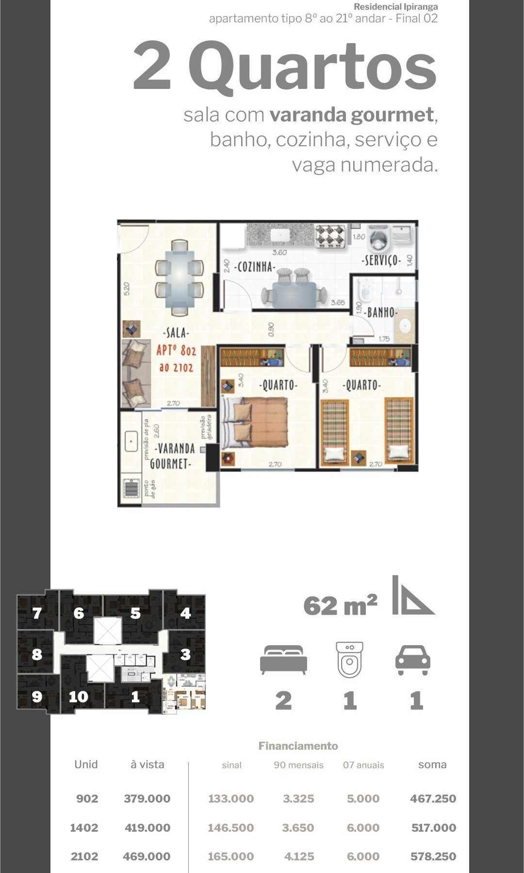 Apartamento à venda com 2 quartos, 68m² - Foto 18