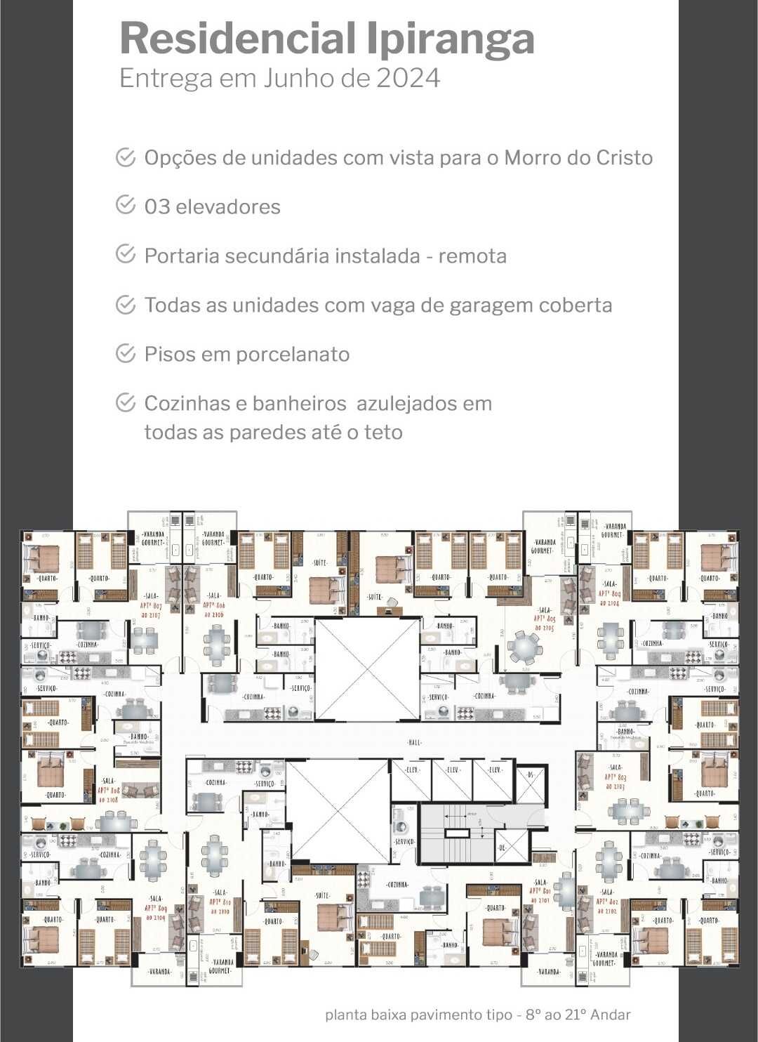 Apartamento à venda com 2 quartos, 68m² - Foto 12