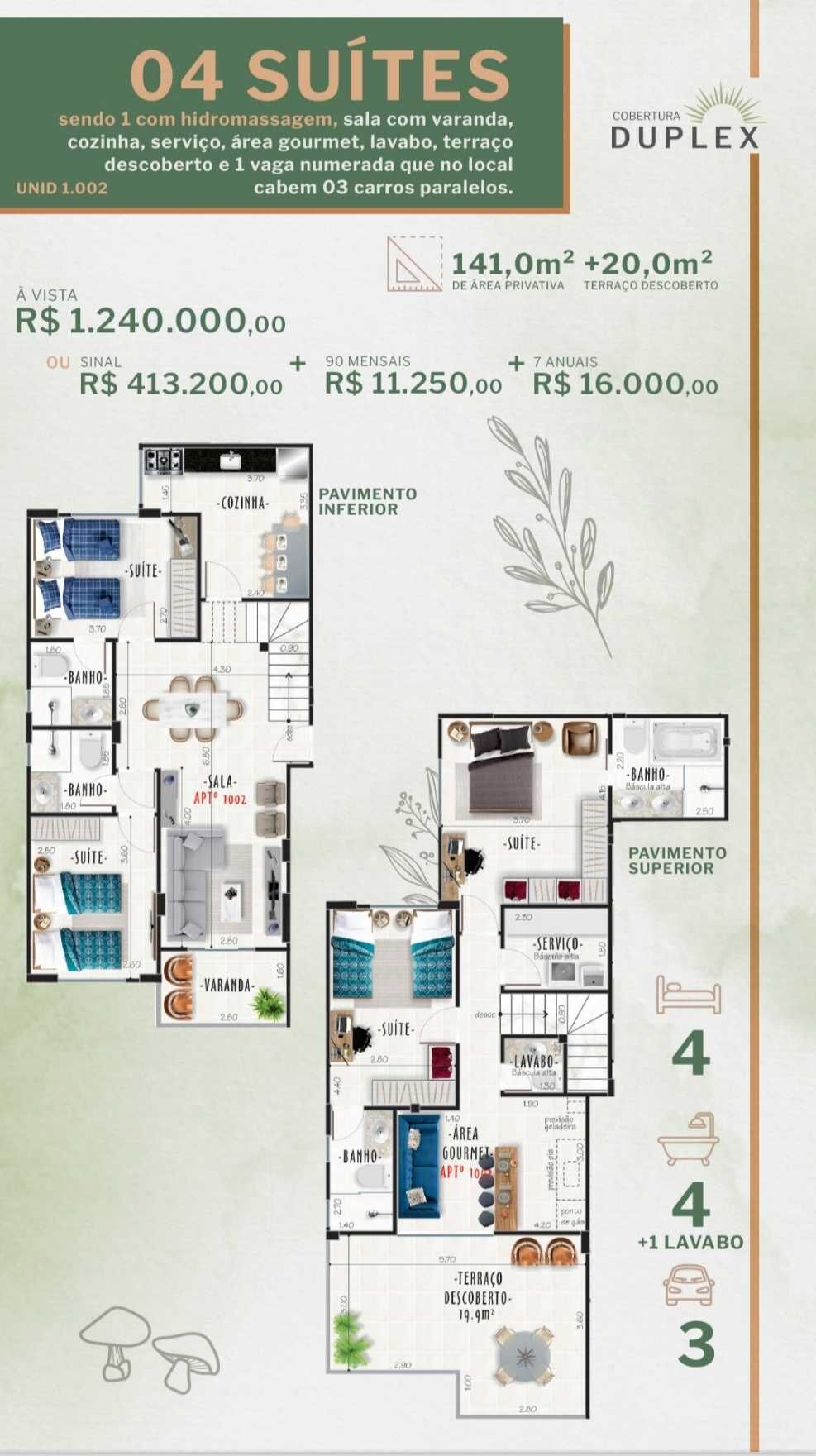 Apartamento à venda com 2 quartos, 77m² - Foto 13