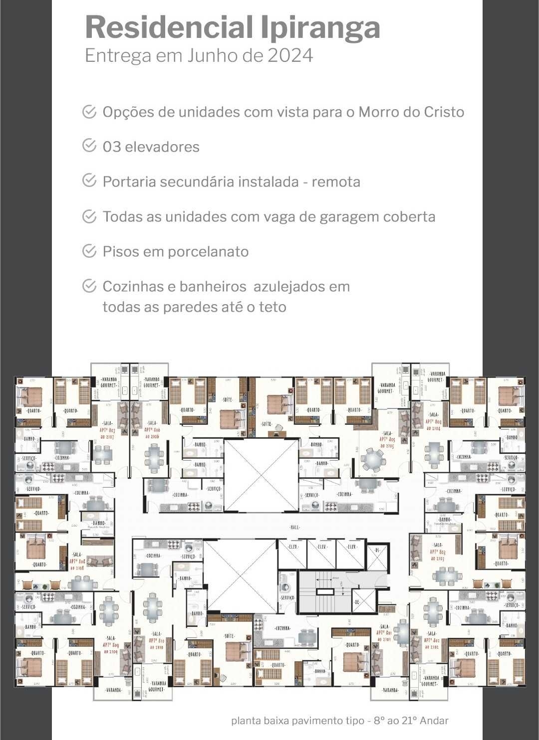 Apartamento à venda com 2 quartos, 68m² - Foto 10