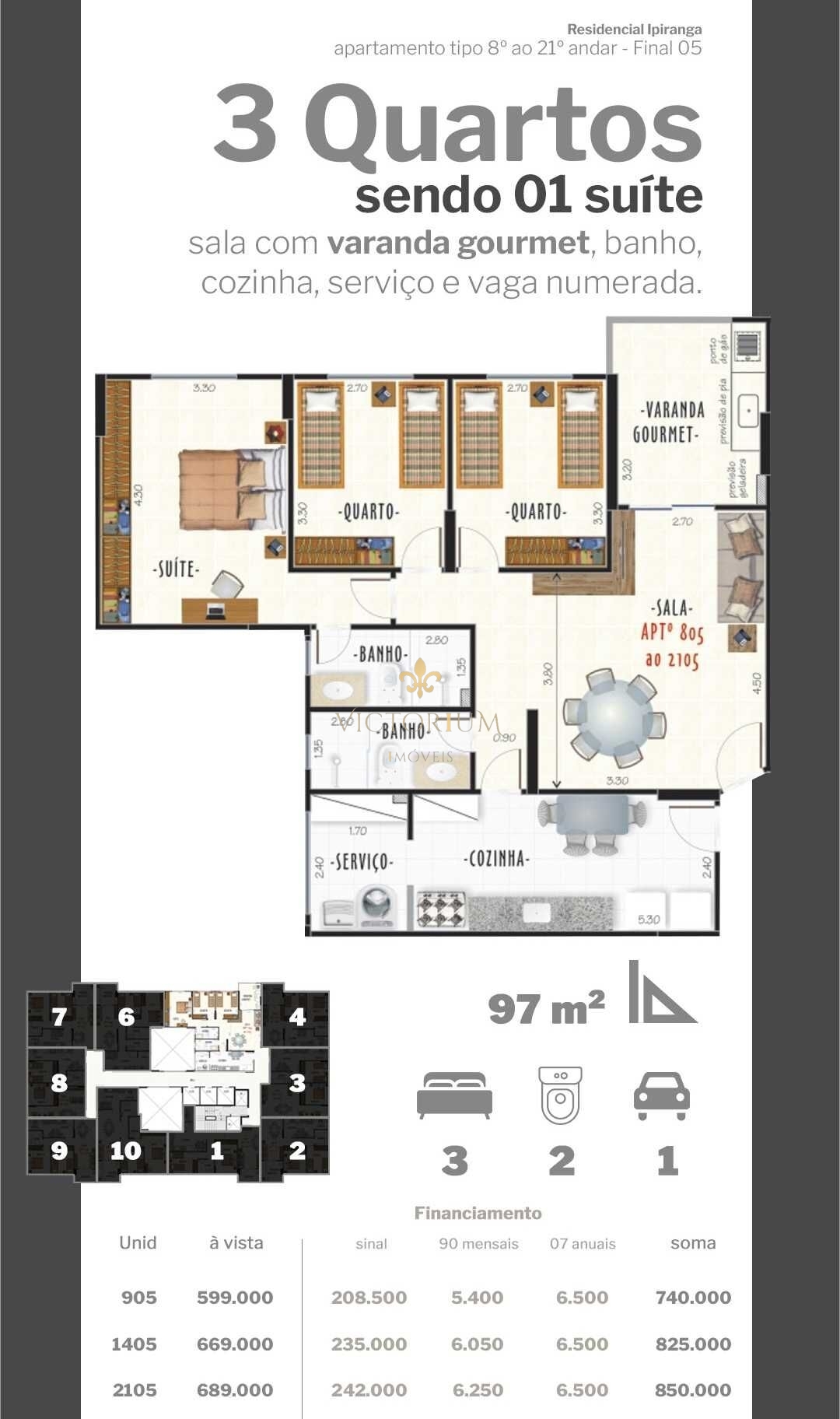 Apartamento à venda com 2 quartos, 68m² - Foto 24