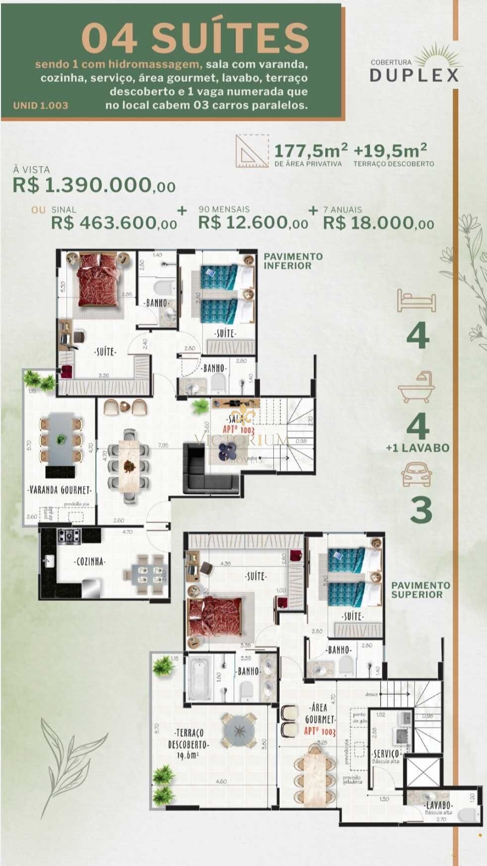 Apartamento à venda com 2 quartos, 111m² - Foto 14