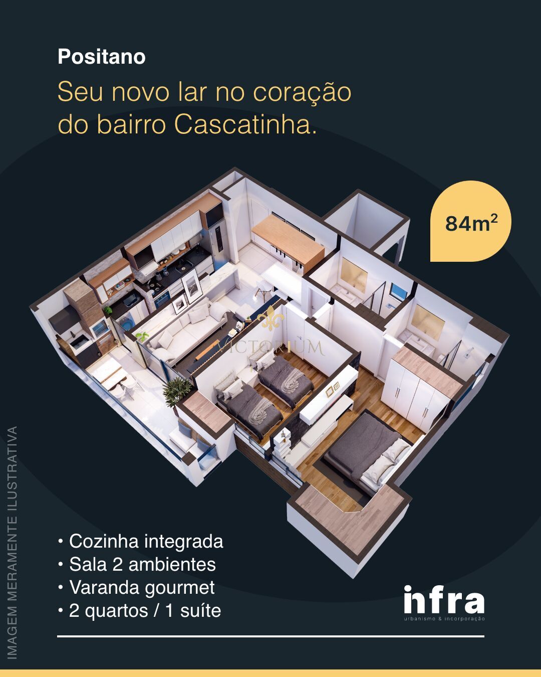 Apartamento à venda com 2 quartos, 84m² - Foto 7