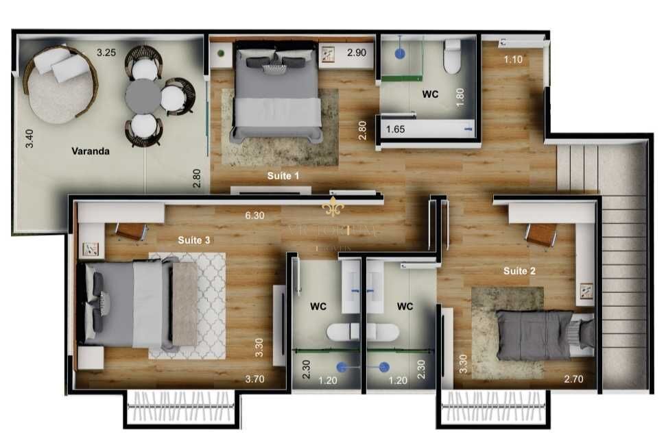 Apartamento à venda com 2 quartos, 132m² - Foto 7