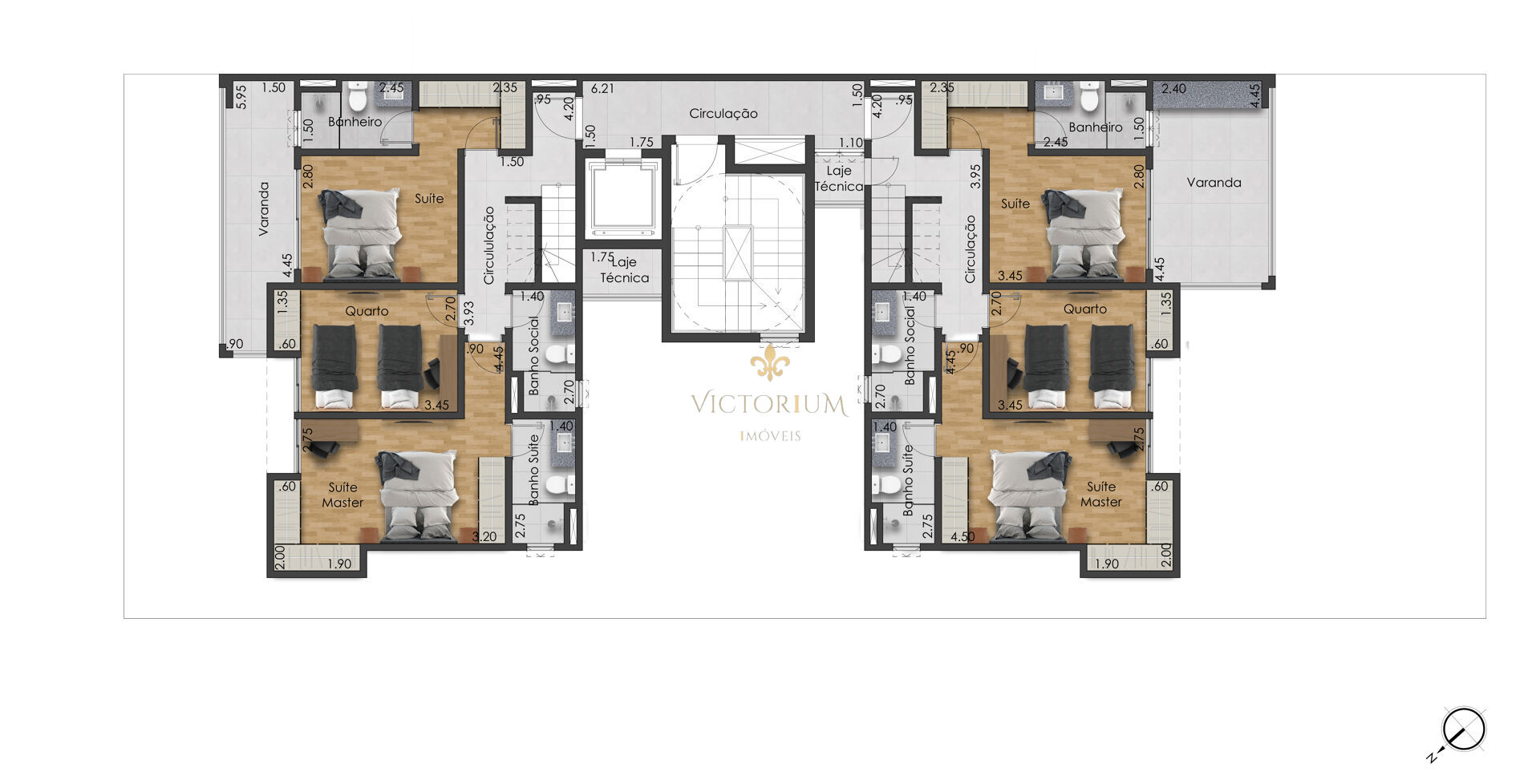 Apartamento à venda com 3 quartos, 168m² - Foto 5