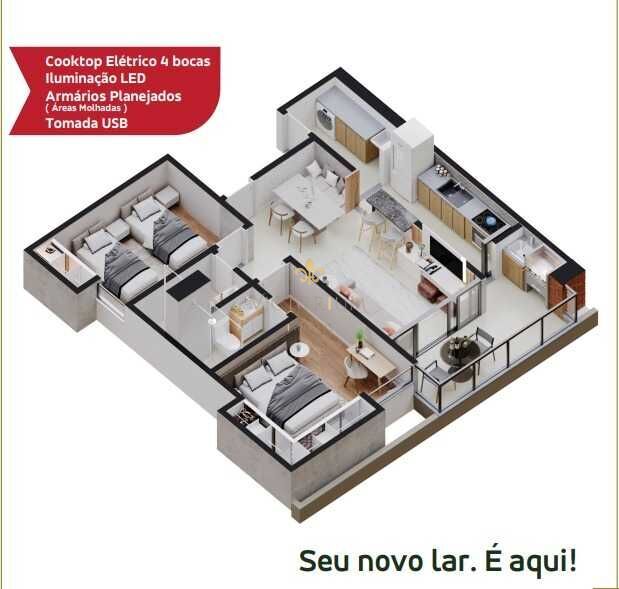 Apartamento à venda com 2 quartos, 70m² - Foto 5