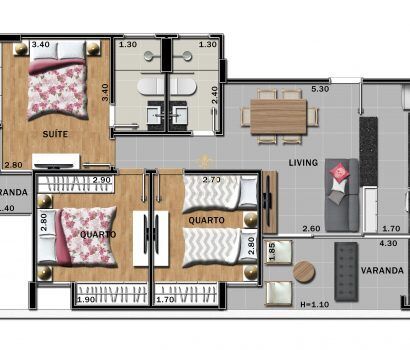 Apartamento à venda com 3 quartos, 69m² - Foto 16