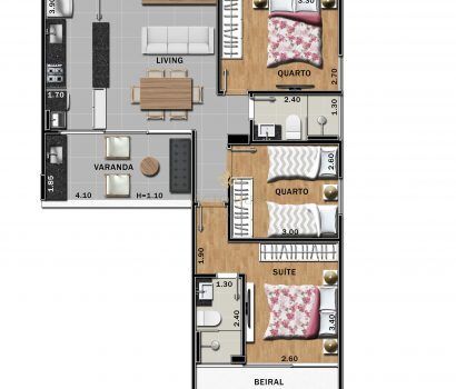 Apartamento à venda com 3 quartos, 69m² - Foto 18