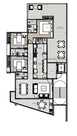 Apartamento à venda com 3 quartos, 170m² - Foto 3