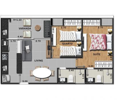 Apartamento à venda com 2 quartos, 60m² - Foto 15