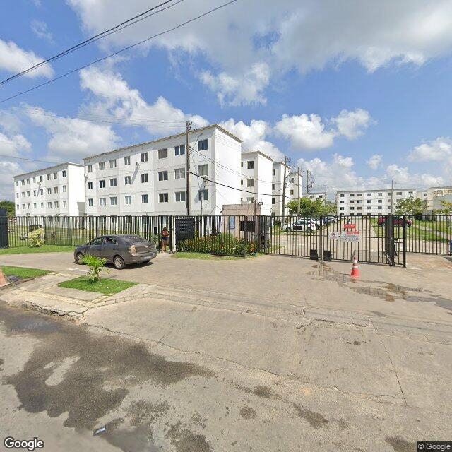 Imagem estática do "Street View" da localização