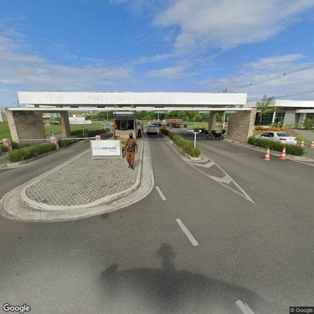 Imagem estática do "Street View" da localização