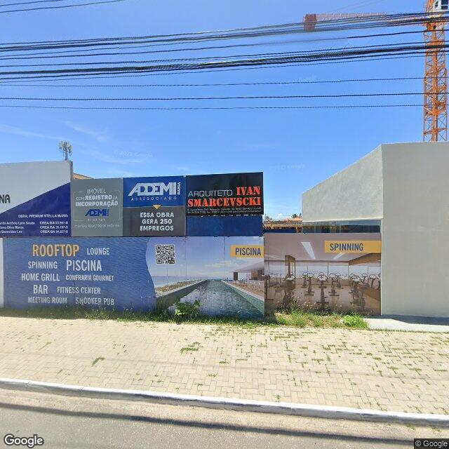 Imagem estática do "Street View" da localização