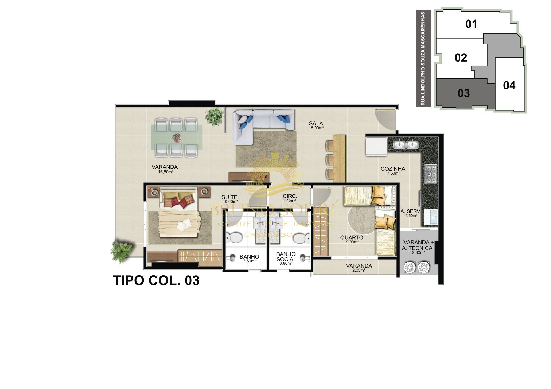 Apartamento, 2 quartos, 74 m² - Foto 23