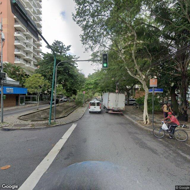 Imagem estática do "Street View" da localização